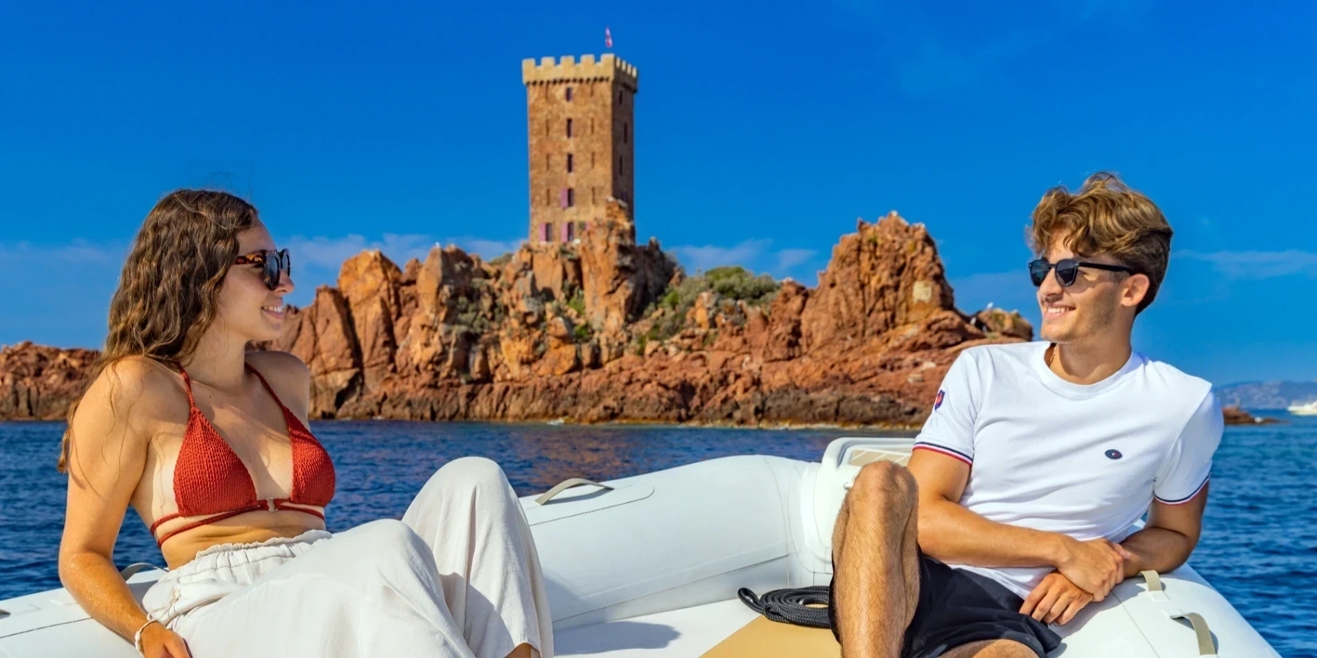 Private boat tour around Ile d'Or