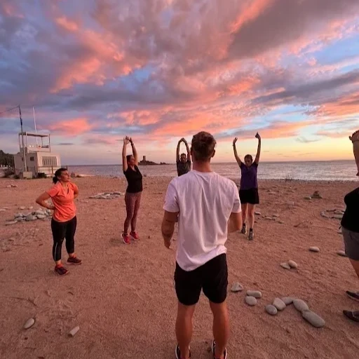 Outdoor fitness session Saint Raphael