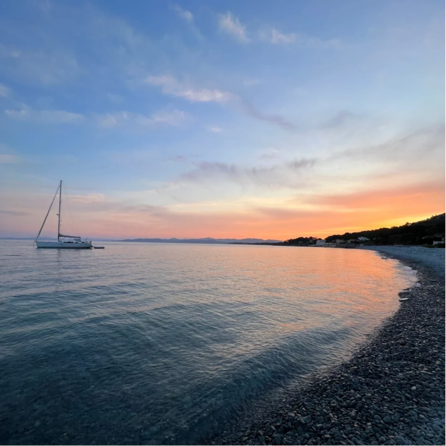 Sunset Plage du Debarquement Le Dramont