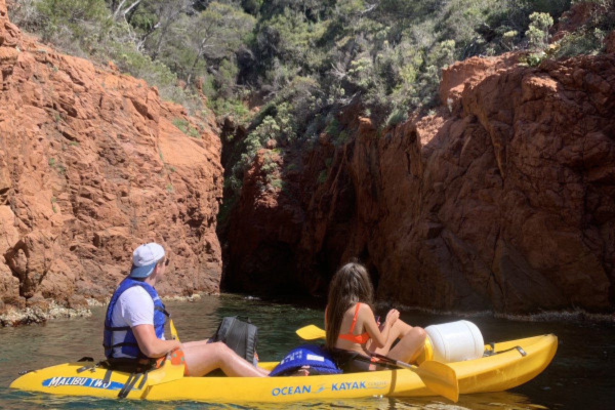 -50% : Kayak or paddle rental - Sunset - Boulouris - Expérience Côte d'Azur -50% : Kayak or paddle rental - Sunset - Boulouris - Expérience Côte d'Azur