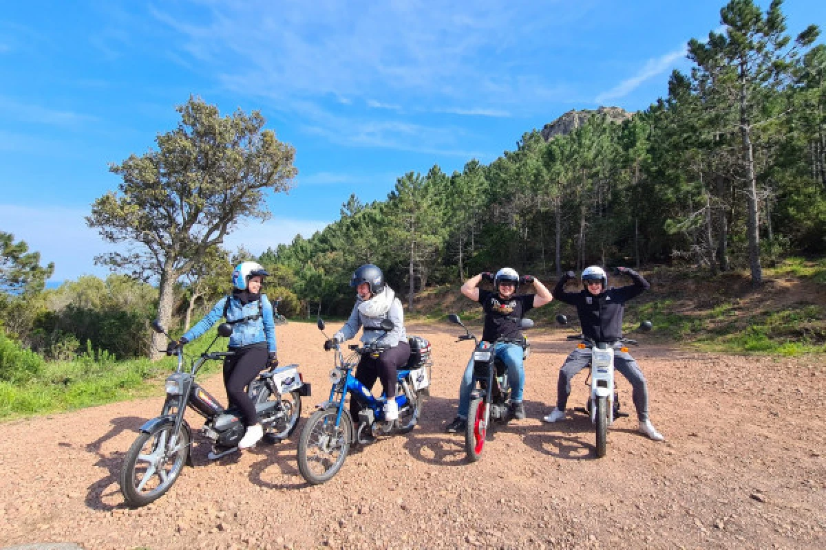 Guided ride in a real vintage moped - Saint Raphaël - Expérience Côte d'Azur