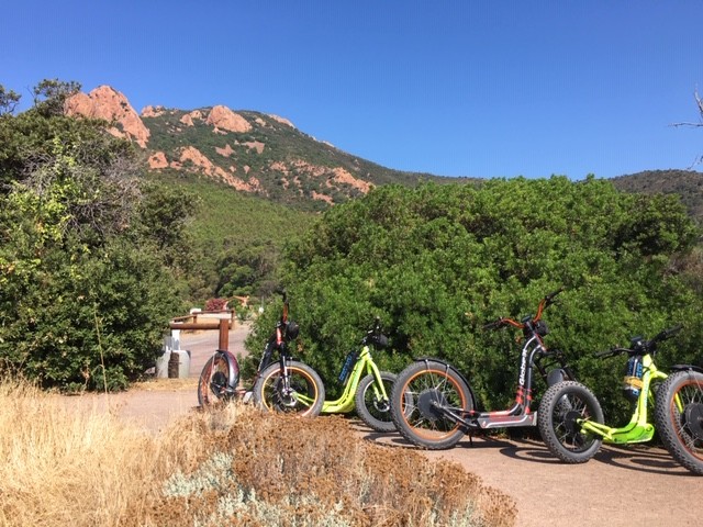 All-terrain electric scooter ride - near Fréjus - Expérience Côte d'Azur