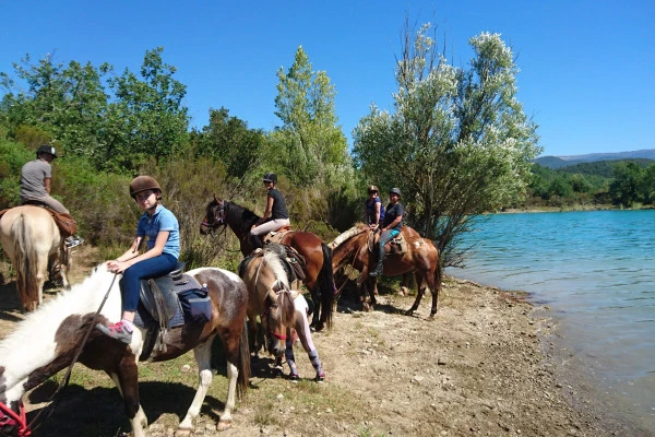 Horseback riding "relaxed 1/2 day" - Expérience Côte d'Azur