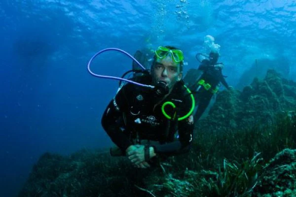 First dive in the Dramont - Expérience Côte d'Azur