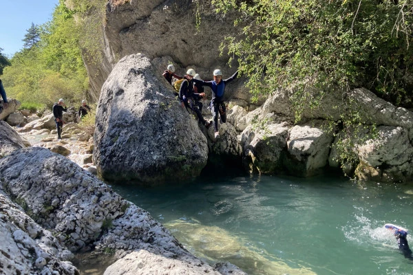 Gours du Ray Canyon - Level 1 - Beginners - Expérience Côte d'Azur