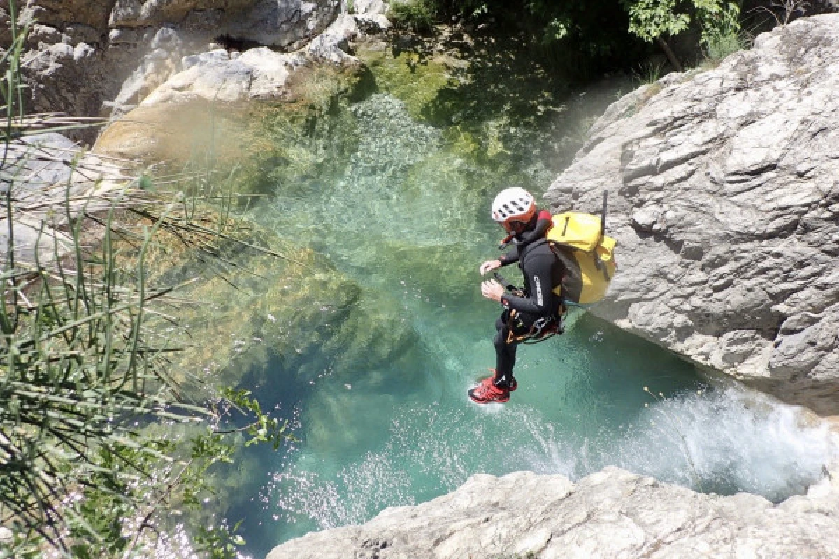 Canyoning Mercantour - Ruisseau d'Audin - Expérience Côte d'Azur