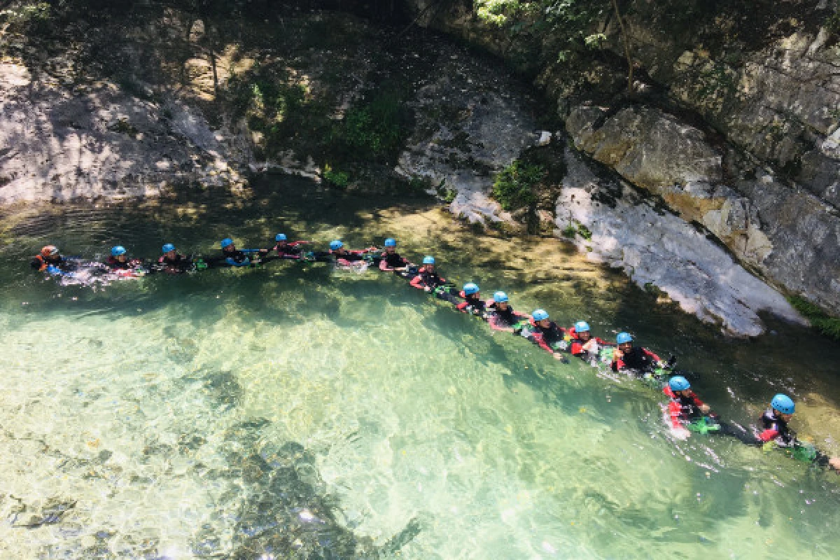 Canyoning Mercantour - Ruisseau d'Audin - Expérience Côte d'Azur