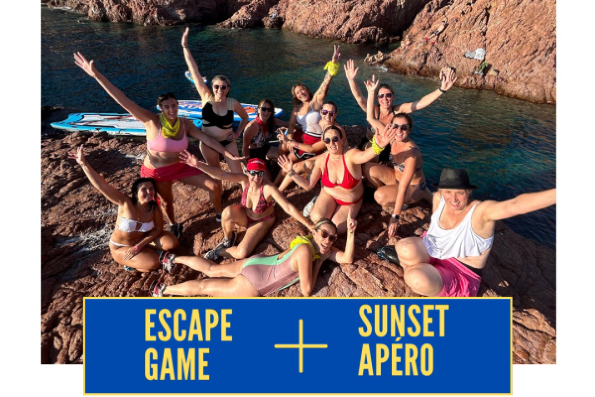CHILL & FUN : combo escape game + sunset apéro - Expérience Côte d'Azur
