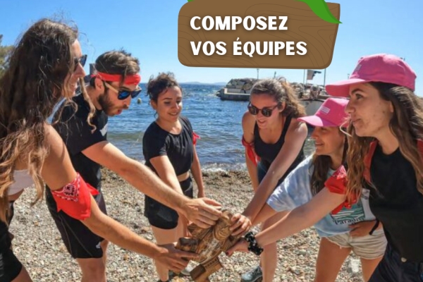 ADVENTURE FUSION Group Combo: Koh-Lantor + Treasure hunt - Expérience Côte d'Azur