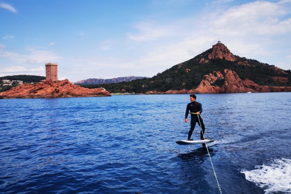 Foil towing course - Expérience Côte d'Azur