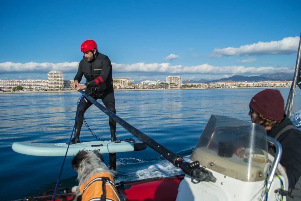 Foil towing course - Expérience Côte d'Azur