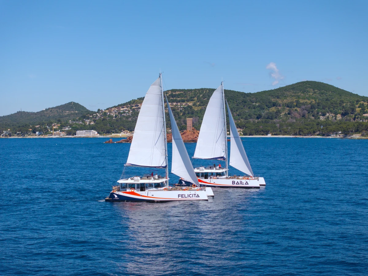 Maxi catamaran: A relaxing morning at sea - Île d'Or - Expérience Côte d'Azur
