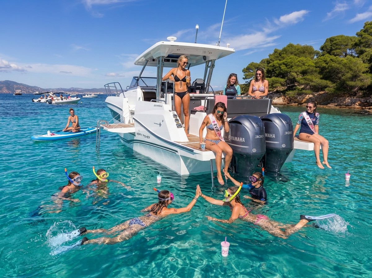 Unforgettable EVJF - EVG on a boat in Saint-Raphaël - Expérience Côte d'Azur