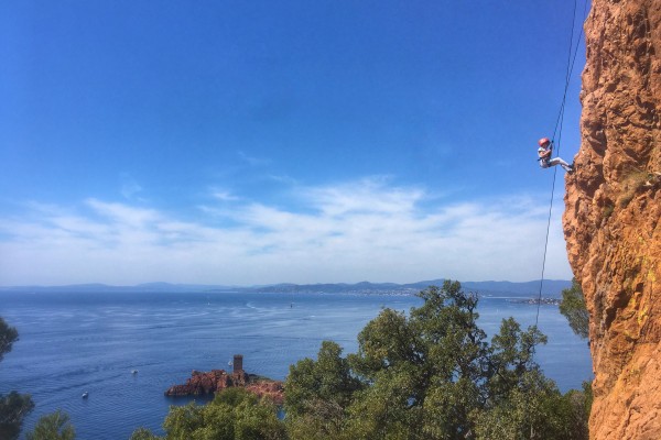 Climbing initiation - Dramont - Seaside - Expérience Côte d'Azur