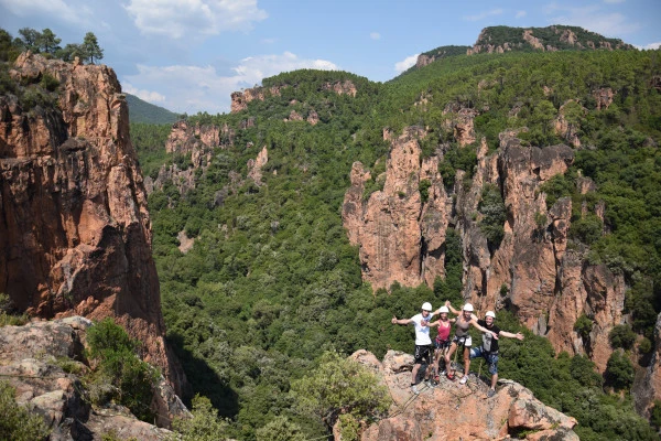 Climbing initiation - Gorges du Blavet - Expérience Côte d'Azur