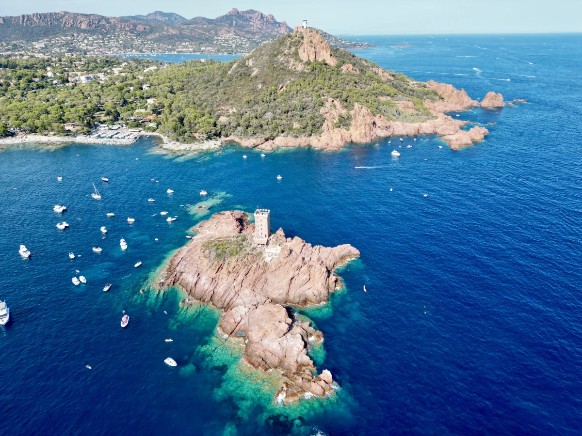 Catamaran day trip from Cogolin to Cap Dramont - PROMO - Expérience Côte d'Azur