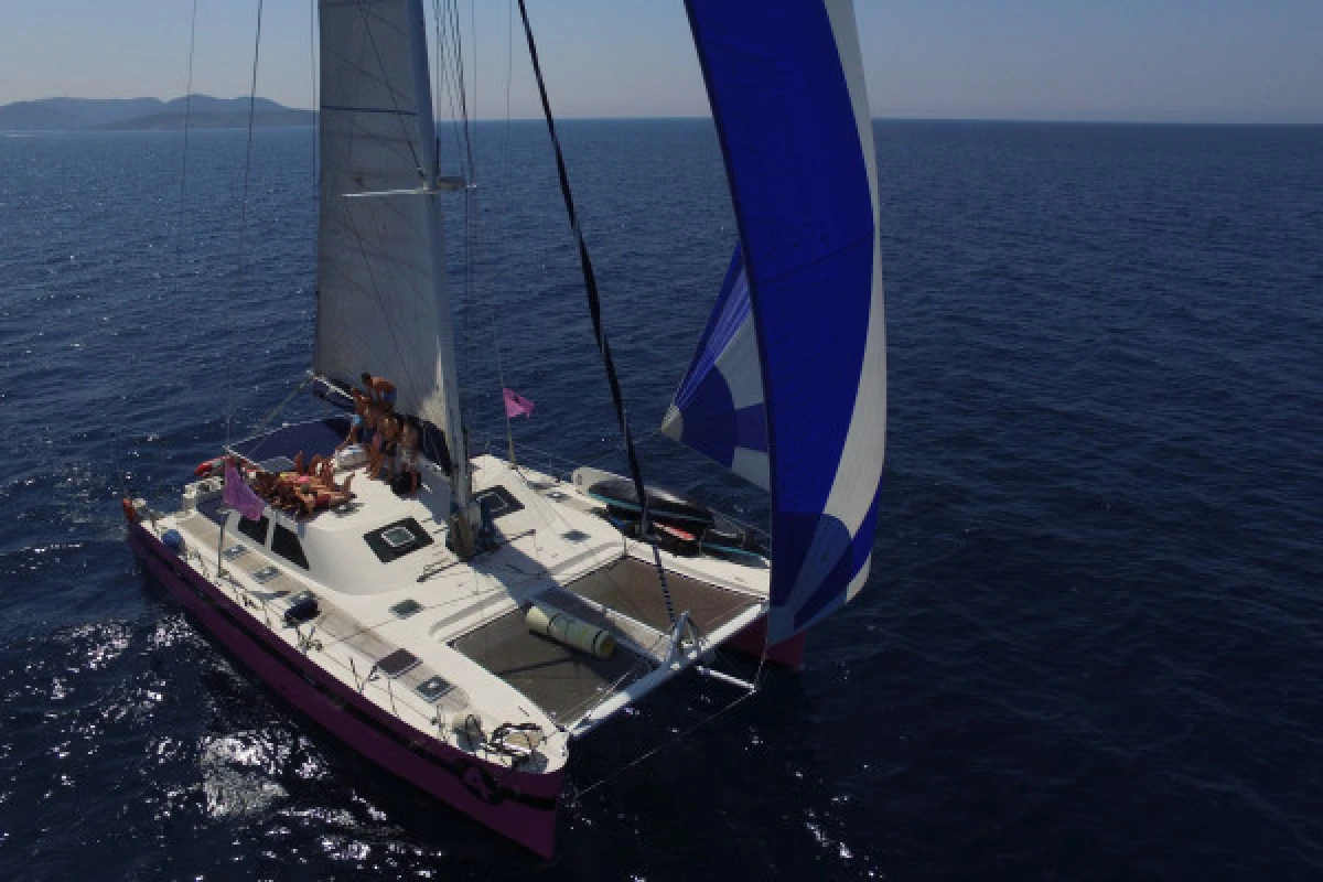 Catamaran day to Taillat Cape from Lavandou - Expérience Côte d'Azur