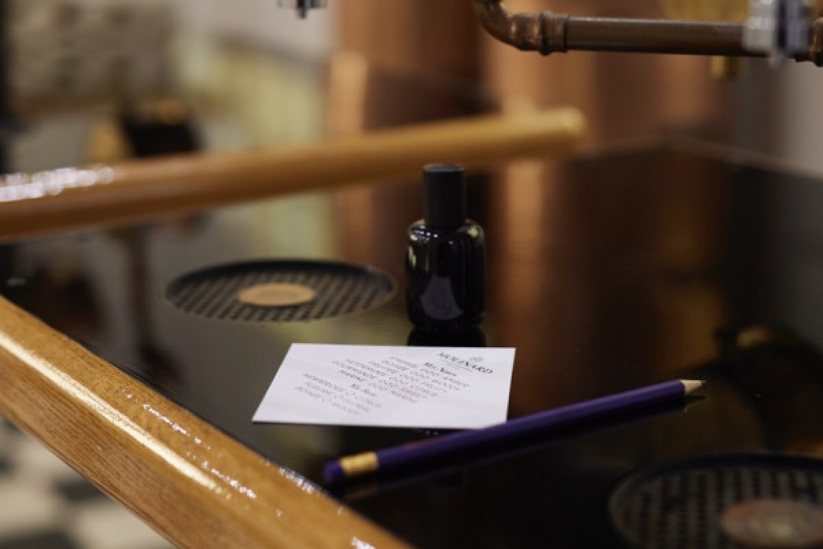 Bar des fragrances à Grasse