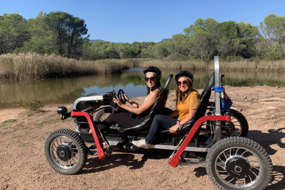 Electric Swincar ride - Buggy ride in the forest - Expérience Côte d'Azur