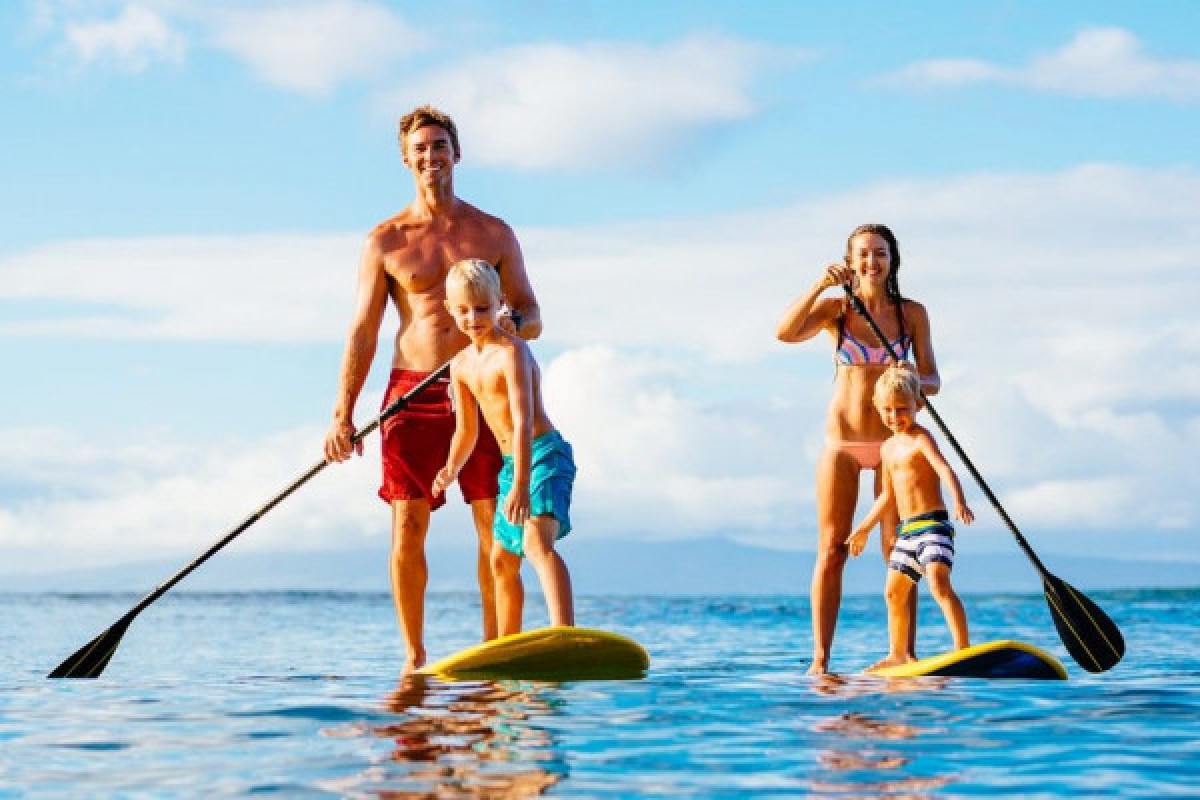 2H paddle - tandem paddle - kayak rental - Expérience Côte d'Azur