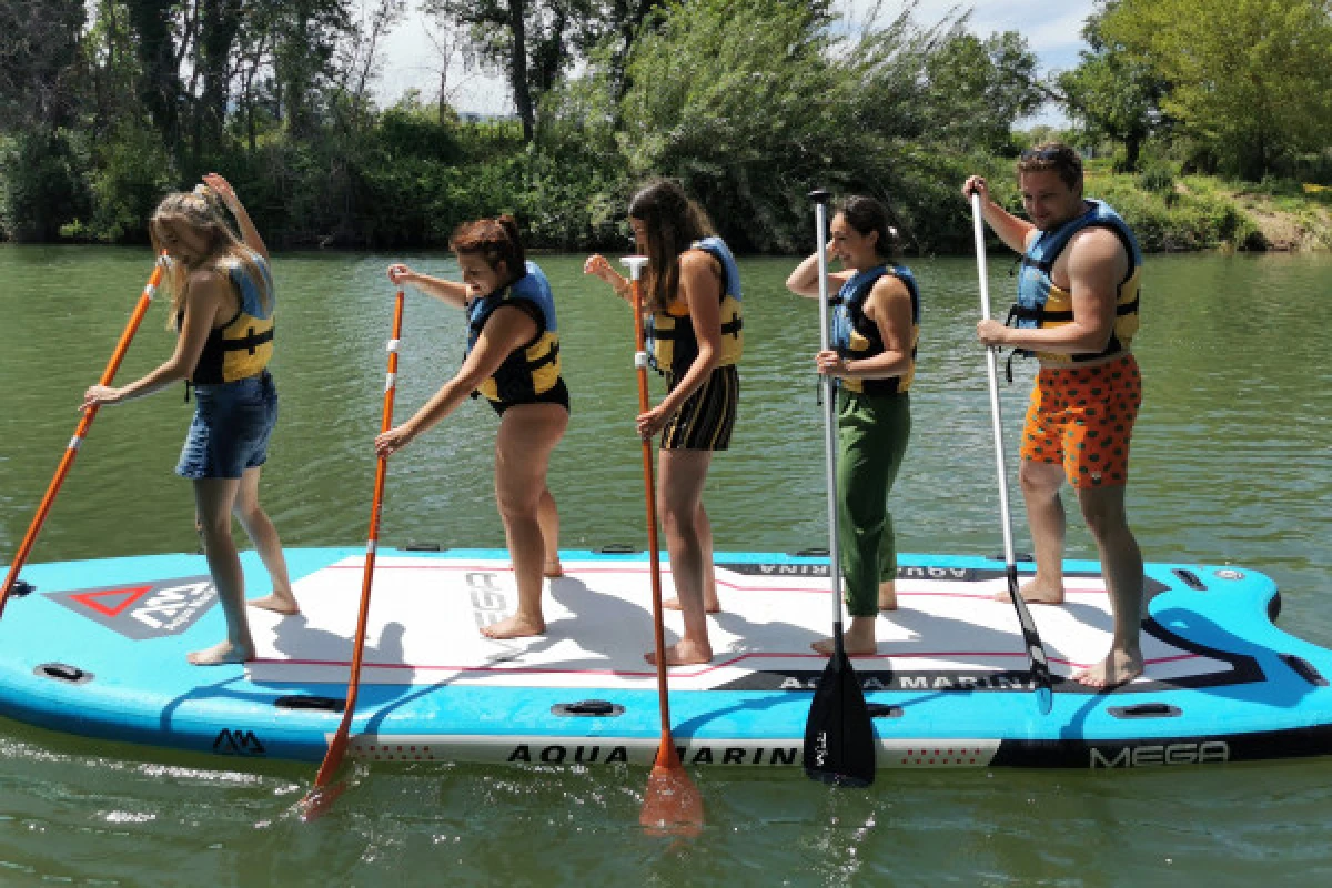 Giant paddle rental - Argens river - Expérience Côte d'Azur