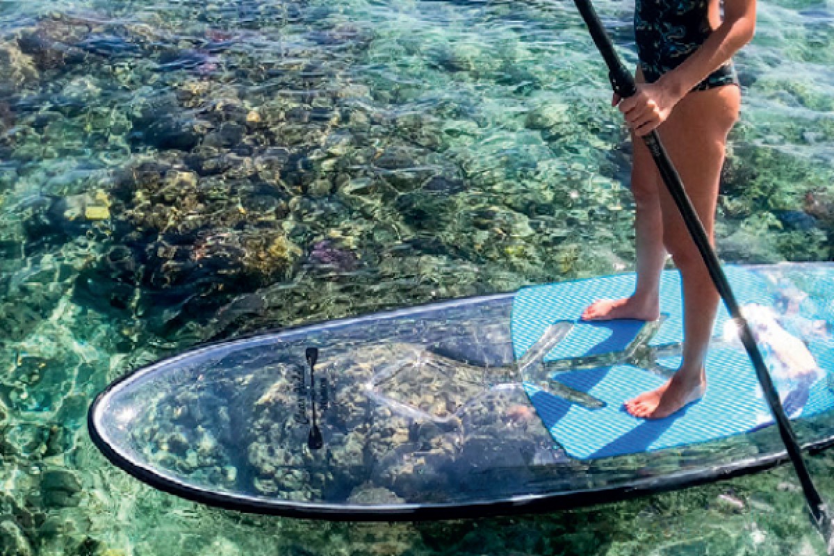 Transparent Kayak rental 1H ECA AGAY - Expérience Côte d'Azur