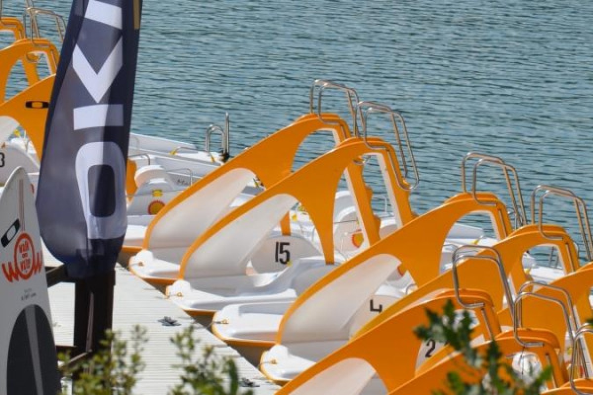 Pedal boat rental - Lake St-Cassien - Expérience Côte d'Azur