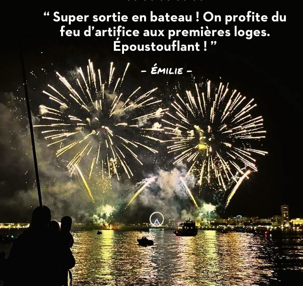 Private cruise & fireworks in Saint-Raphaël - Exclusive evening at sea - Expérience Côte d'Azur