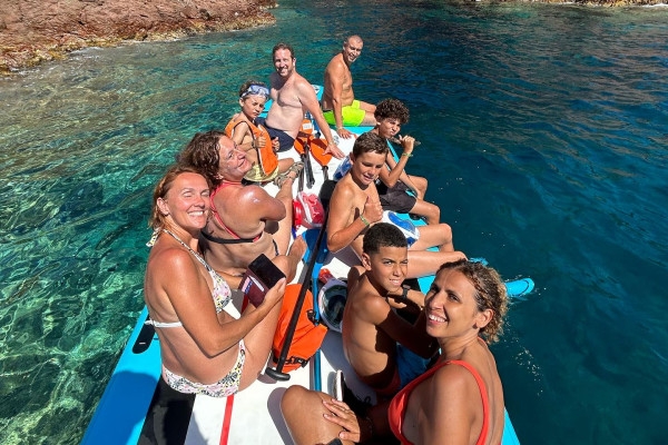 PROMO - THE BEST Group Combo: Calanques tour on a giant paddle + Koh-Lantor - Expérience Côte d'Azur