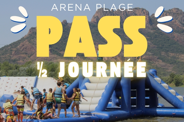 1/2 Day pass Water Glisse Passion Aréna Plage - Expérience Côte d'Azur