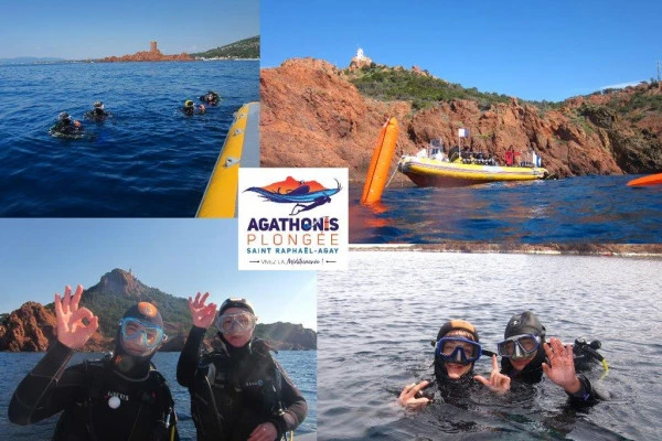 Boat privatization - First diving - Agay - Expérience Côte d'Azur