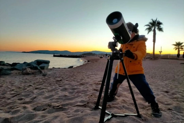 Astronomy sunset evening at Port Fréjus - Expérience Côte d'Azur