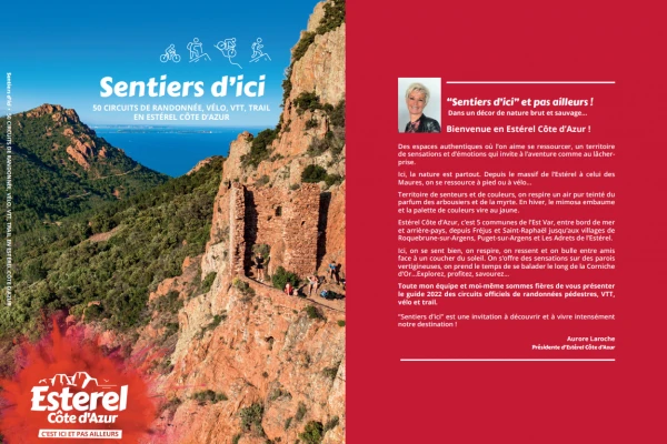 Sentiers d'ici : hike, bike and mountain biking trails in the Esterel - Expérience Côte d'Azur