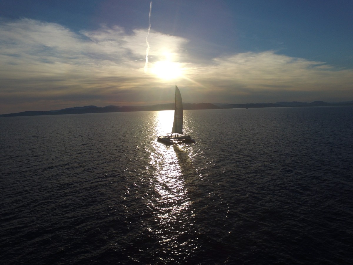 Sunset evening on a catamaran from Cogolin - PROMO - Expérience Côte d'Azur