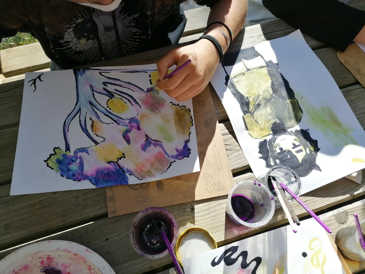 Unusual School Outing Art and Nature: Rainbow of the Maquis! - Expérience Côte d'Azur