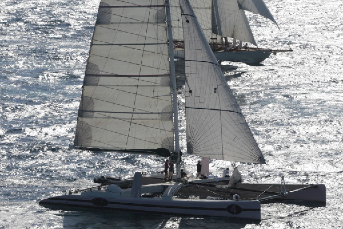 Follow Saint Tropez Sailing Regatta in a Catamaran - Expérience Côte d'Azur