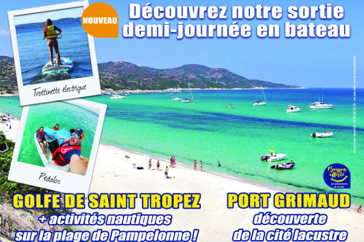 WGP ISSAMBRES -  Sea trip from les Issambres with watersport activities - Expérience Côte d'Azur