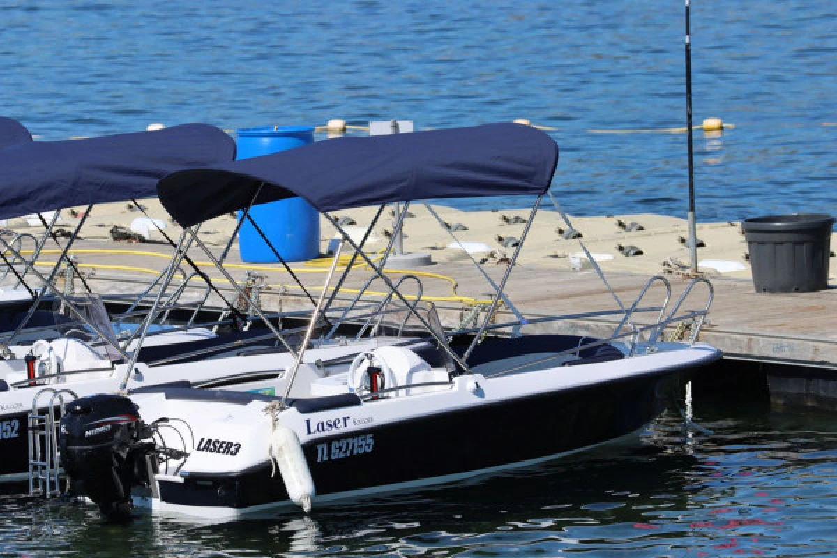 WGP ISSAMBRES -  Boat rental without licence with cold drinks and aperitive package - Expérience Côte d'Azur